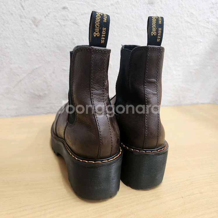 정품 닥터마틴 로메티 여성 가죽 첼시 부츠 UK6--5