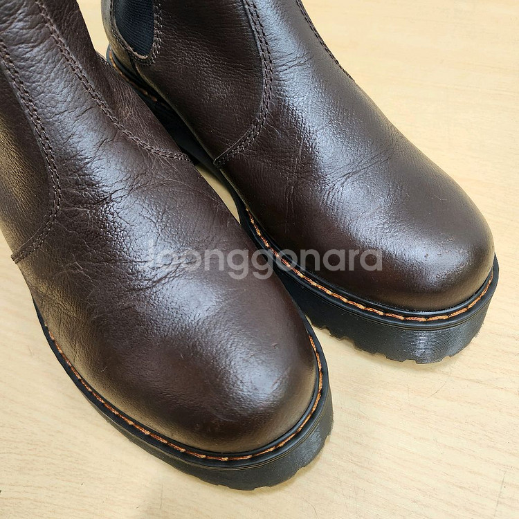 정품 닥터마틴 로메티 여성 가죽 첼시 부츠 UK6--7