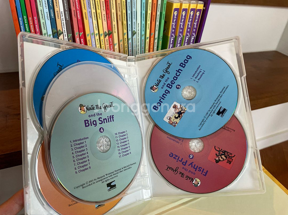 (택포) 정품 네이트 더 그레이트 박스 셋트(책30권, cd30장)--2