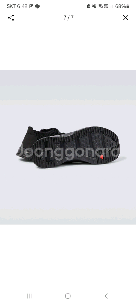 살로몬 RX 메리제인 블랙 새상품 255--5
