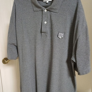 메종키츠네 볼드 폭스헤드 패치 오버사이즈 폴로