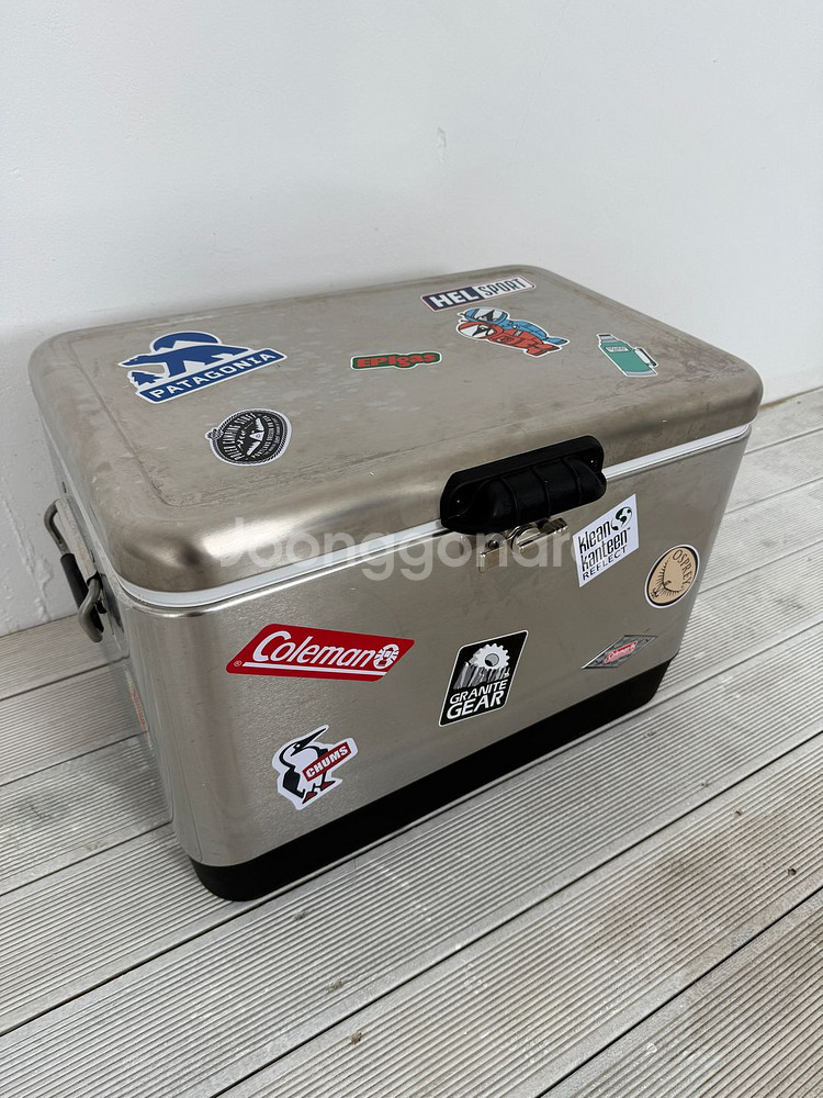 [콜맨] 스틸벨트 쿨러(실버) (아이스박스)--0