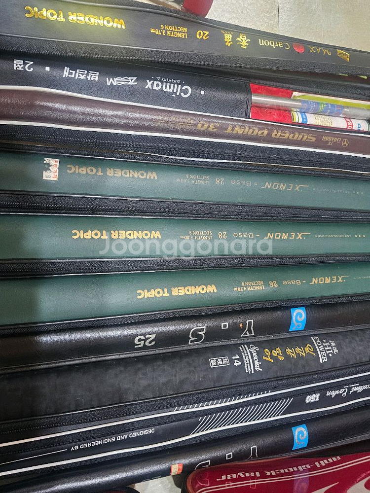 민물낚시대 낚시가방 일괄--3