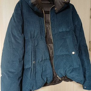 리버클래시 FW네이비 오버핏 하이넥 리버시블 구스다운