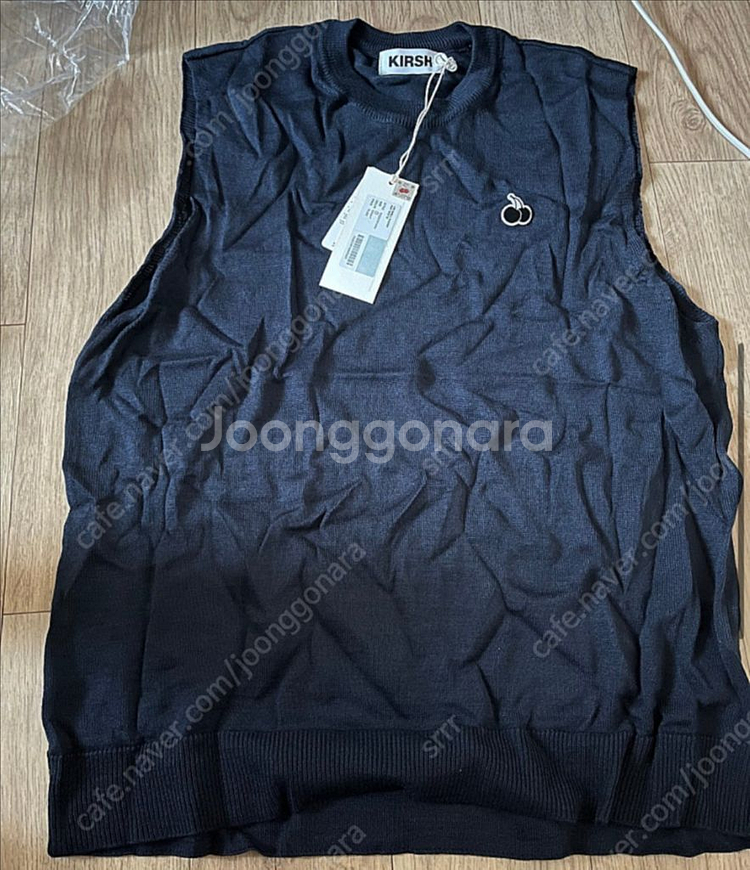 키르시 네이비 울 조끼 베스트--0