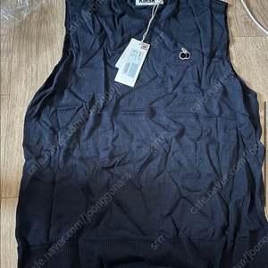 키르시 네이비 울 조끼 베스트