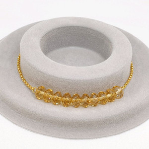 샴페인 크리스탈 팔찌