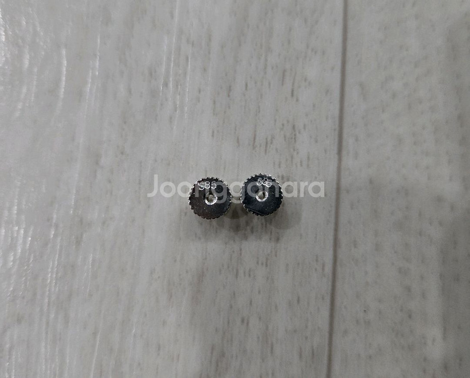 14k화이트골드 하트목걸이귀걸이세트 5.8g 무료배송--4