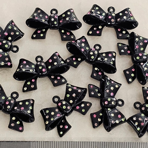 금속 펜던트 빅 알록리본 10개 일괄