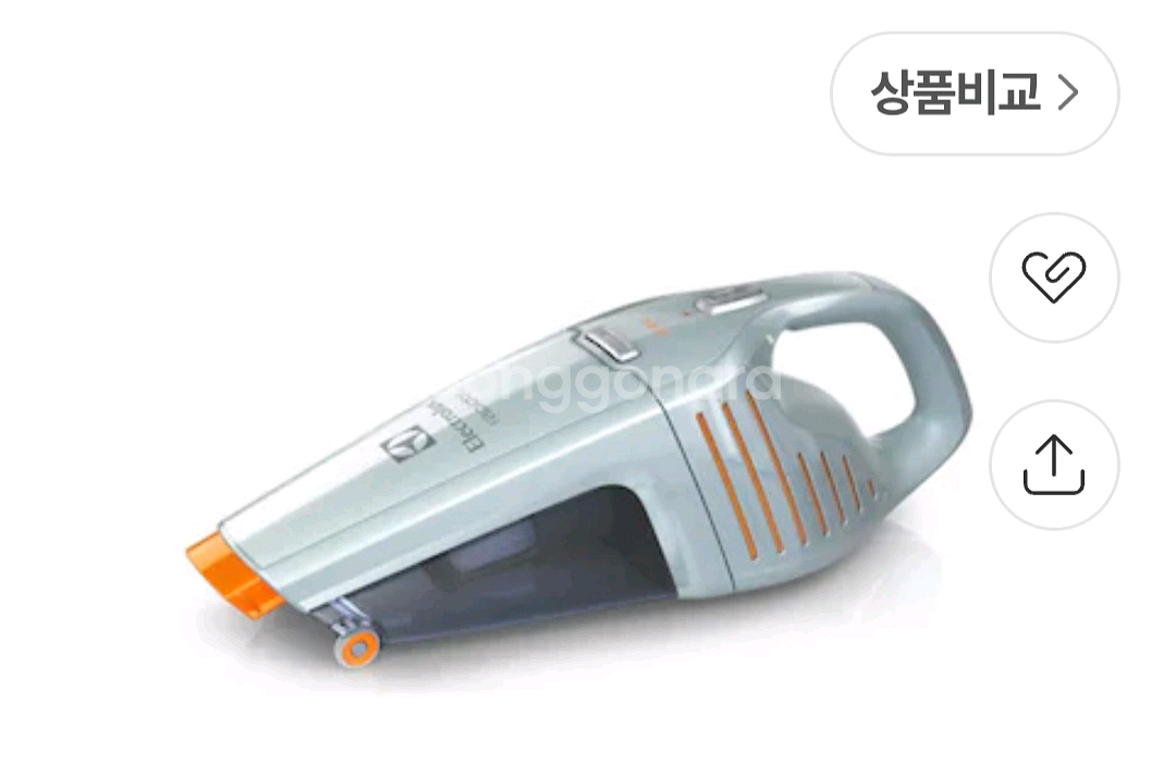 <부품용>일렉트로룩스 핸디청소기/ZB5106--0
