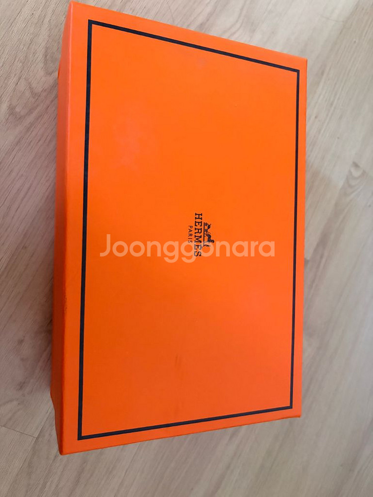 에르메스 통굽 웨지힐 슬리퍼 225--3
