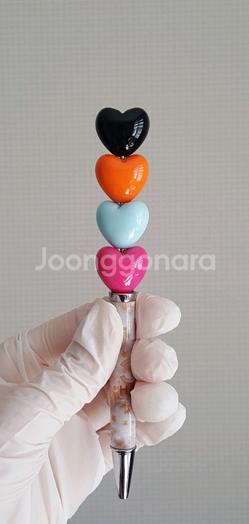 하트 비즈 (새상품)--3