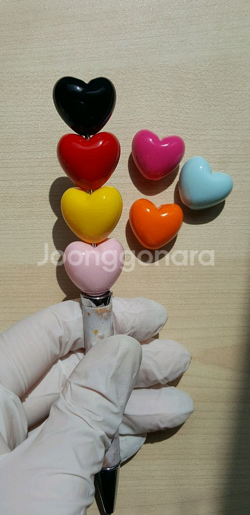 하트 비즈 (새상품)--4