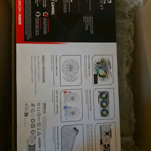 미개봉 새상품 라데온 9070xt 스틸레전드 화이트