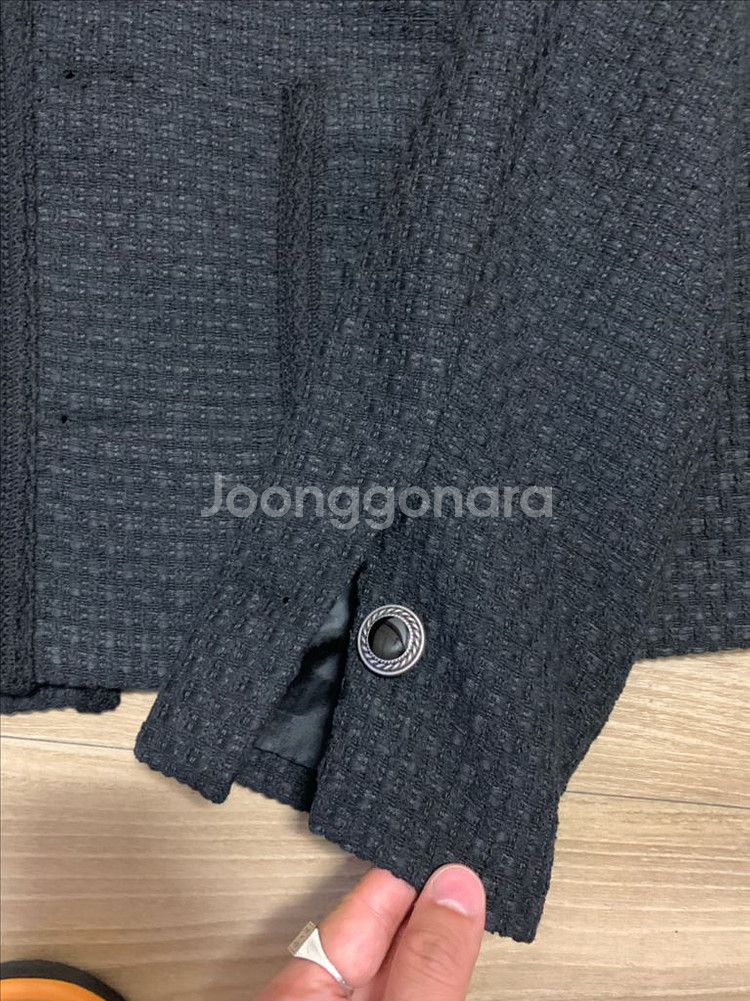 라멀마메종 트위드 자켓 블랙 M사이즈 팝니다--8