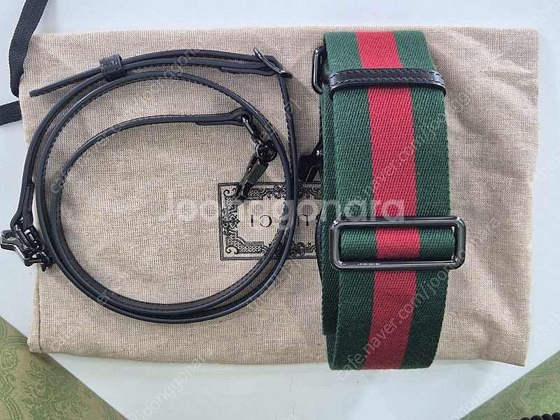 구찌 뱀부 1947 미니 토트, 크로스백 블랙 (정--7