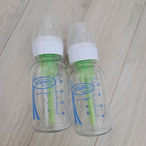 닥터브라운 내로우넥 유리 젖병 2개 일괄 120ml