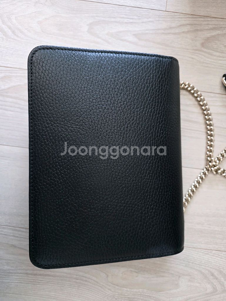 구찌 인터로킹 블랙 체인백--2