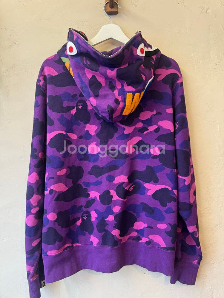 베이프 샤크후드 퍼플 L (정품)--4