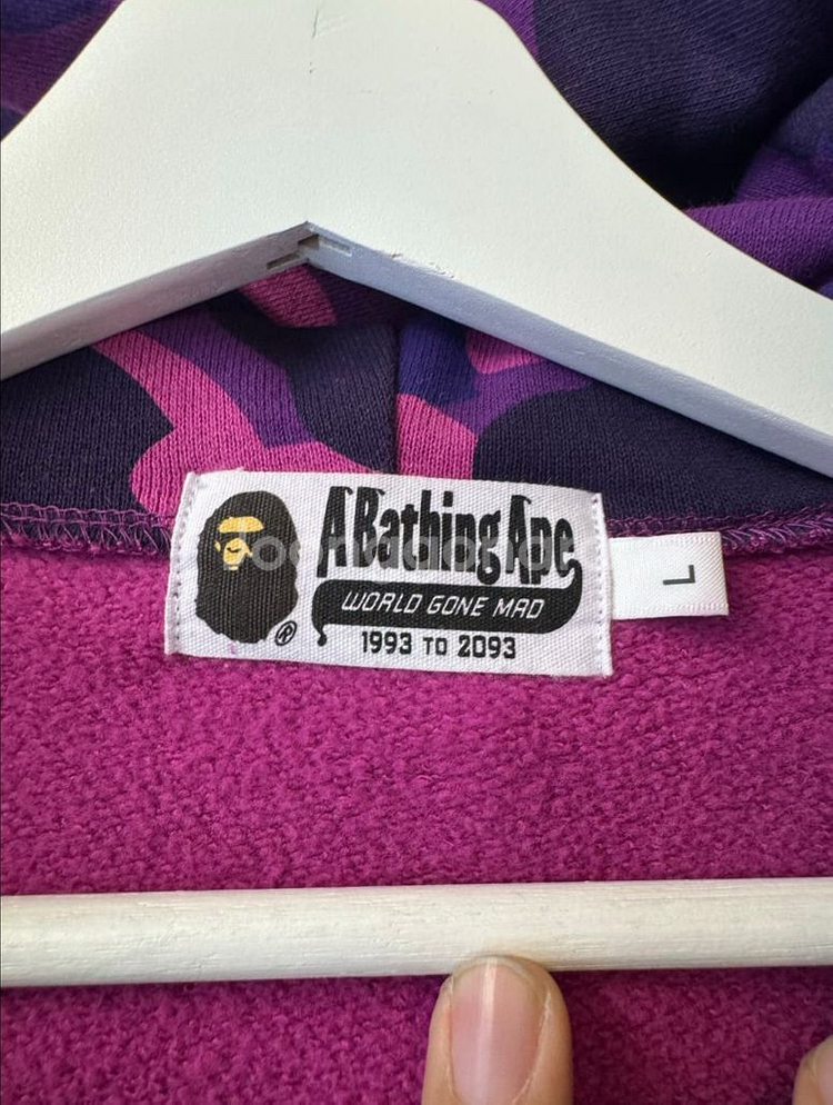 베이프 샤크후드 퍼플 L (정품)--1