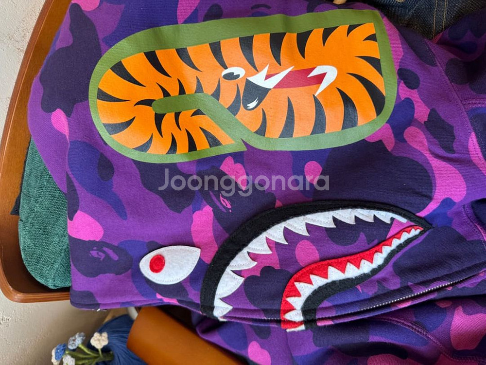 베이프 샤크후드 퍼플 L (정품)--5