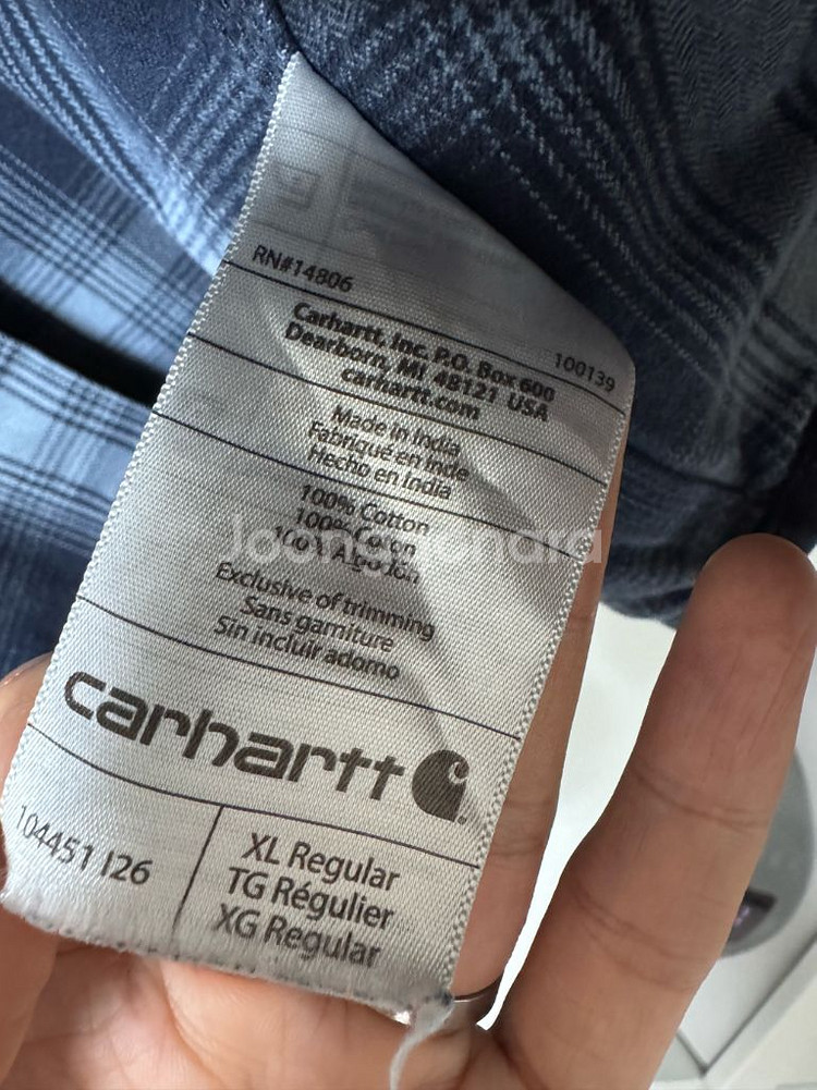 칼하트 체크 셔츠 xl--4