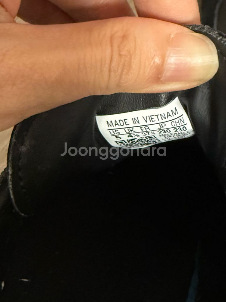 아디다스 삼바 OG 블랙 UK4.5 (230-35)--4