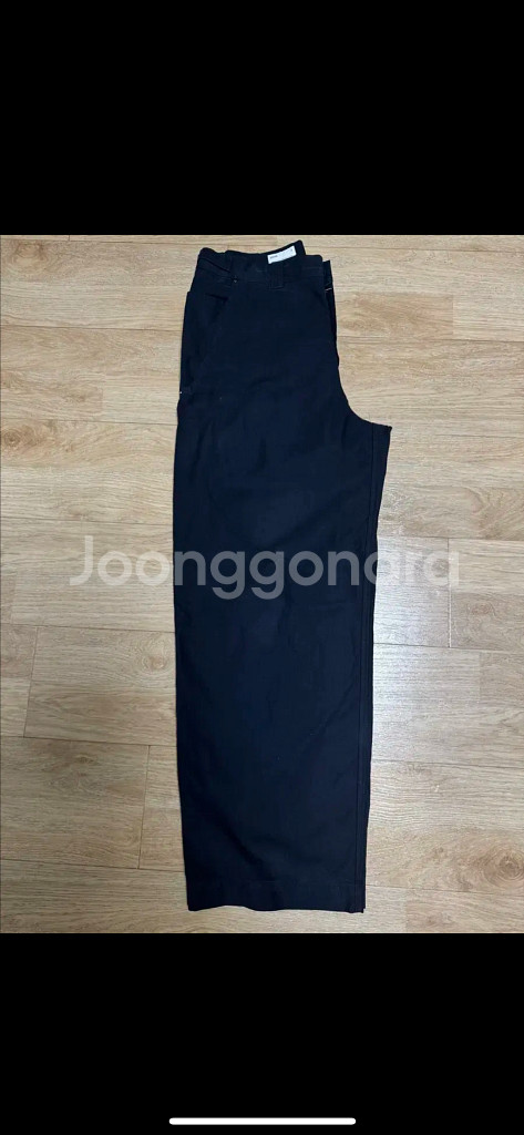 고낙 코튼 드릴 팬츠 블랙 3시이즈--2