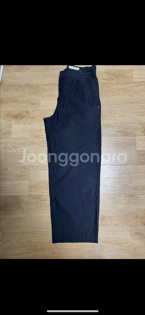 고낙 코튼 드릴 팬츠 블랙 3시이즈--1