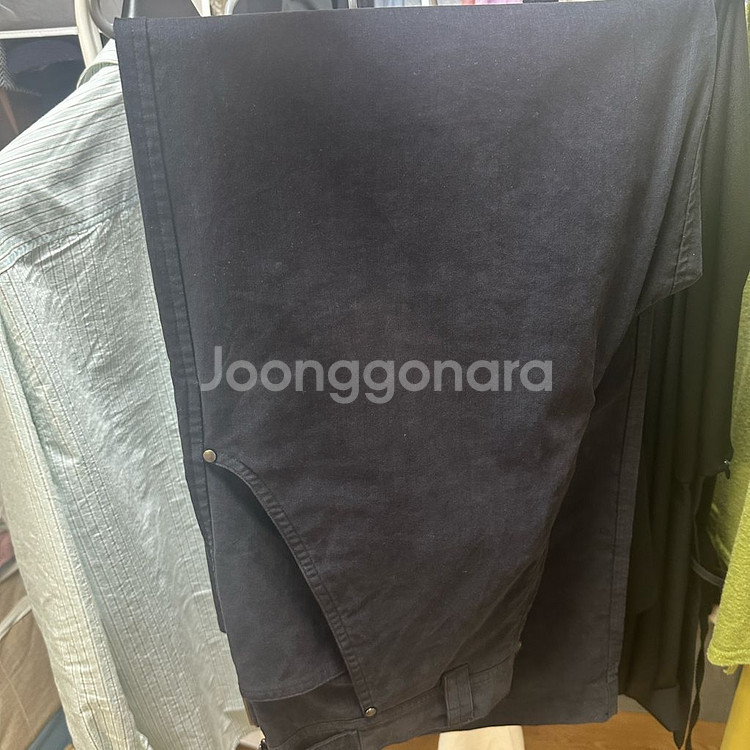 고낙 코튼 드릴 팬츠 블랙 3시이즈--4