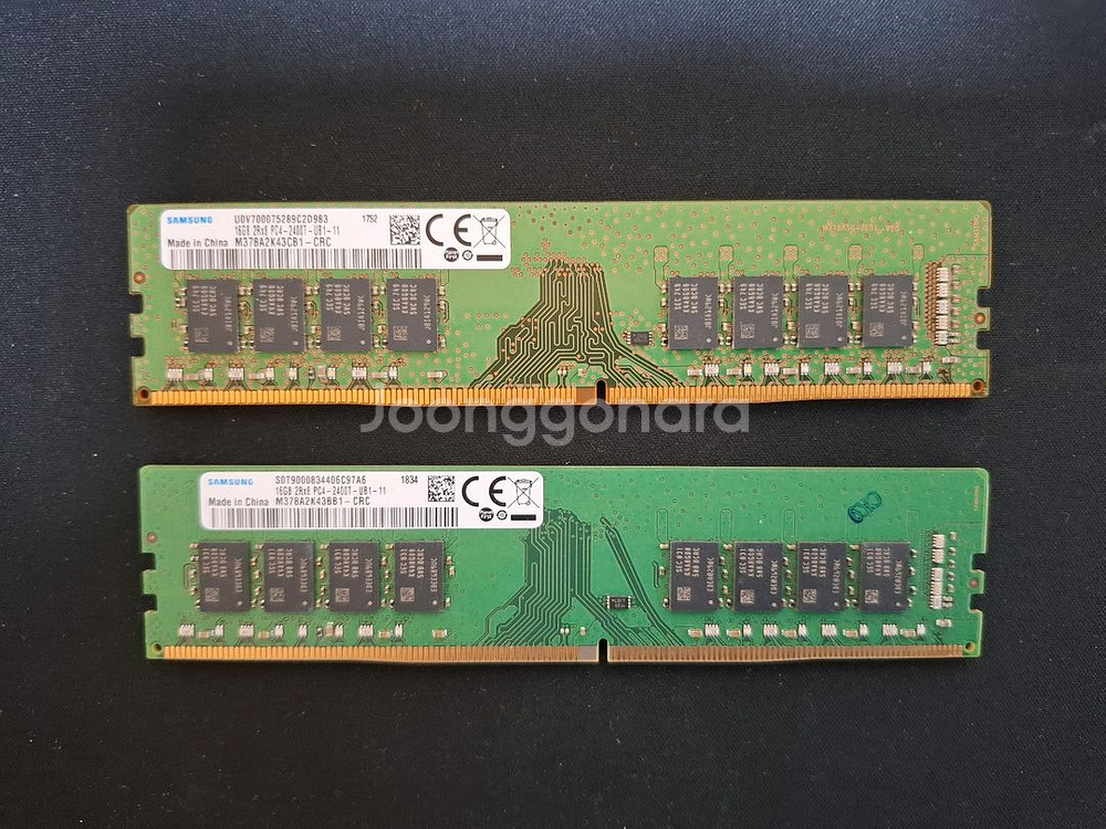삼성 메모리 DDR4 2400t 32GB(16GB두개)--0