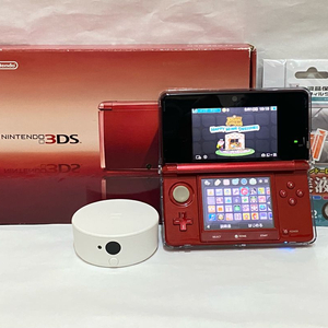 일판 3ds 레드 128 + 아미보 리더기 팝니다