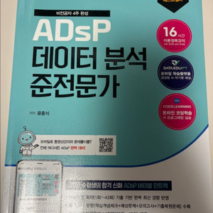 2025 ADsP 민트책 (필기 X, 새 책)