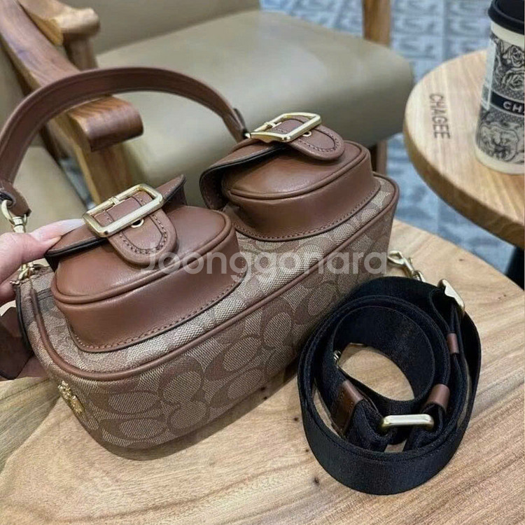 코치 에쉬톤 바케트 시그니처 숄더백CP114 typeB--3