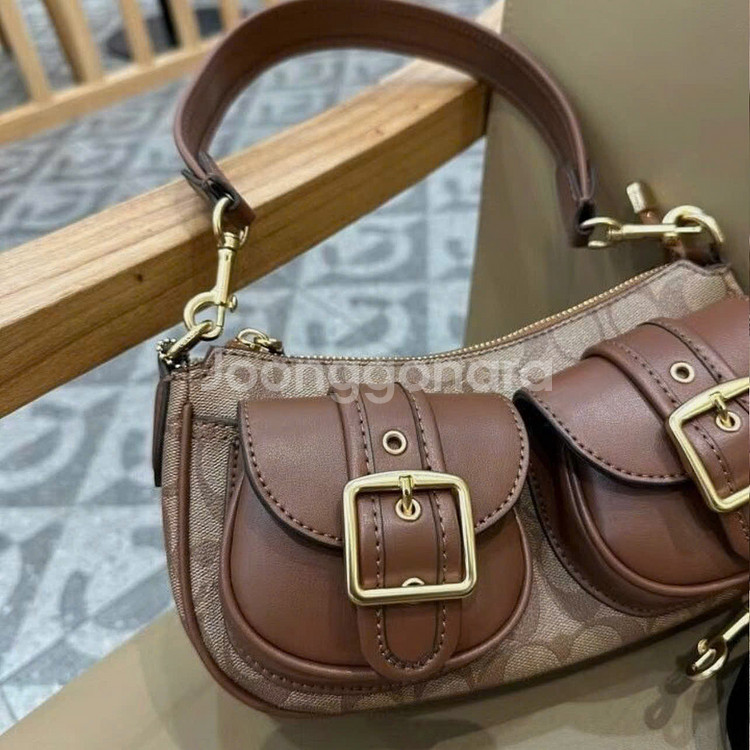 코치 에쉬톤 바케트 시그니처 숄더백CP114 typeB--2