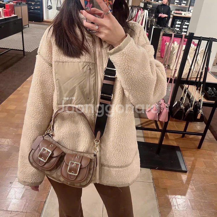 코치 에쉬톤 바케트 시그니처 숄더백CP114 typeB--8