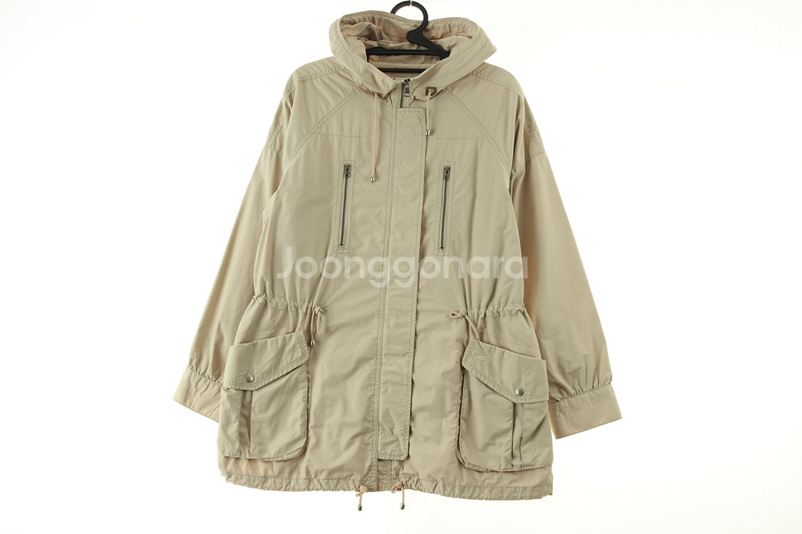 W(L) 라코스테 집업 바람막이 점퍼자켓 베이지--2