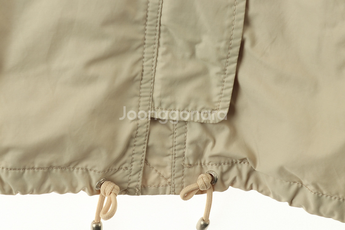 W(L) 라코스테 집업 바람막이 점퍼자켓 베이지--8