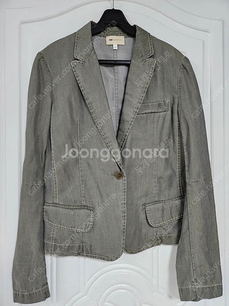 반택포 아떼 미착용 정품 데님자켓 텐셀 캐주얼자켓--0