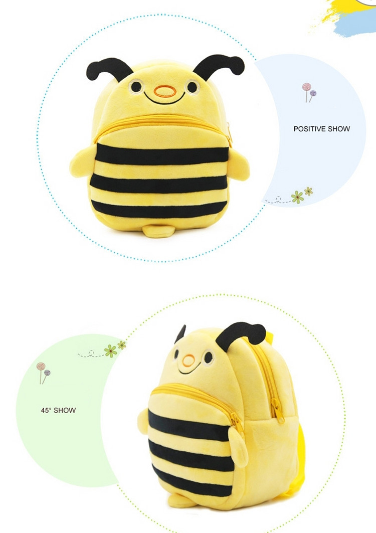 아기꿀벌봉제가방 아기가방 유아가방 인형가방--4