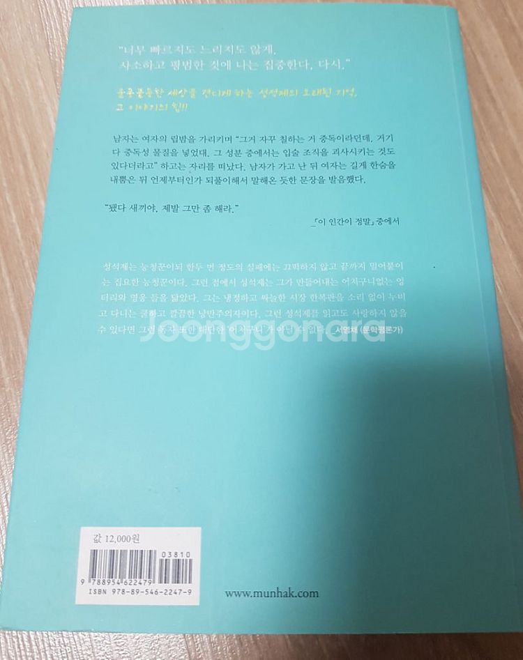 성석제)이인간이정말.단한번의연애--5