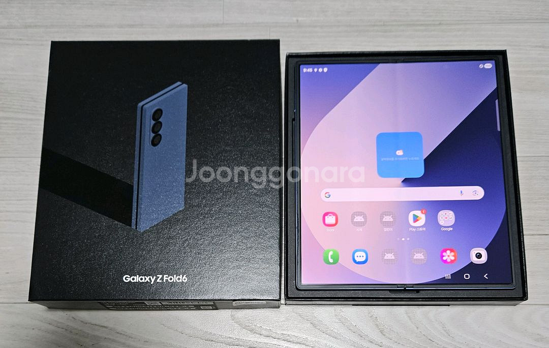 갤럭시 Z폴드6 블루 256GB A급 싸게 팝니다.--0