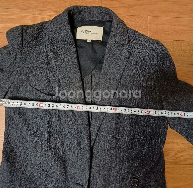 이자벨마랑 에뚜왈 버진울 코트 1 size--7