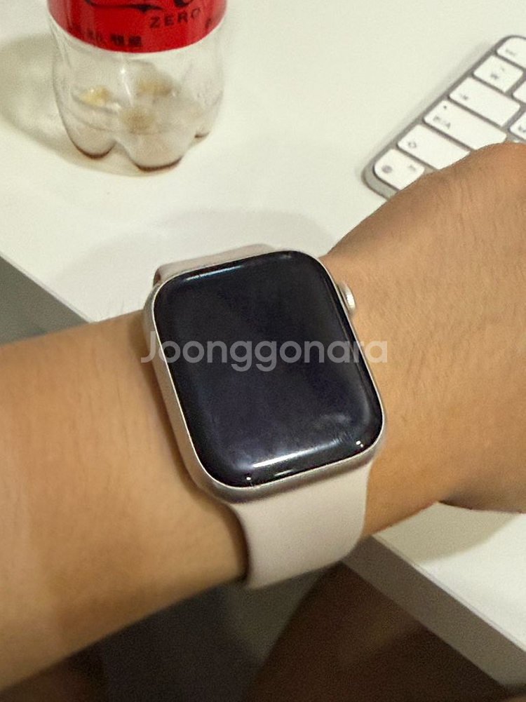 애플워치7 실버 45mm--3