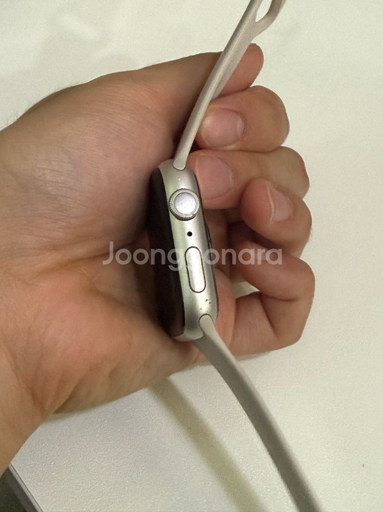 애플워치7 실버 45mm--2