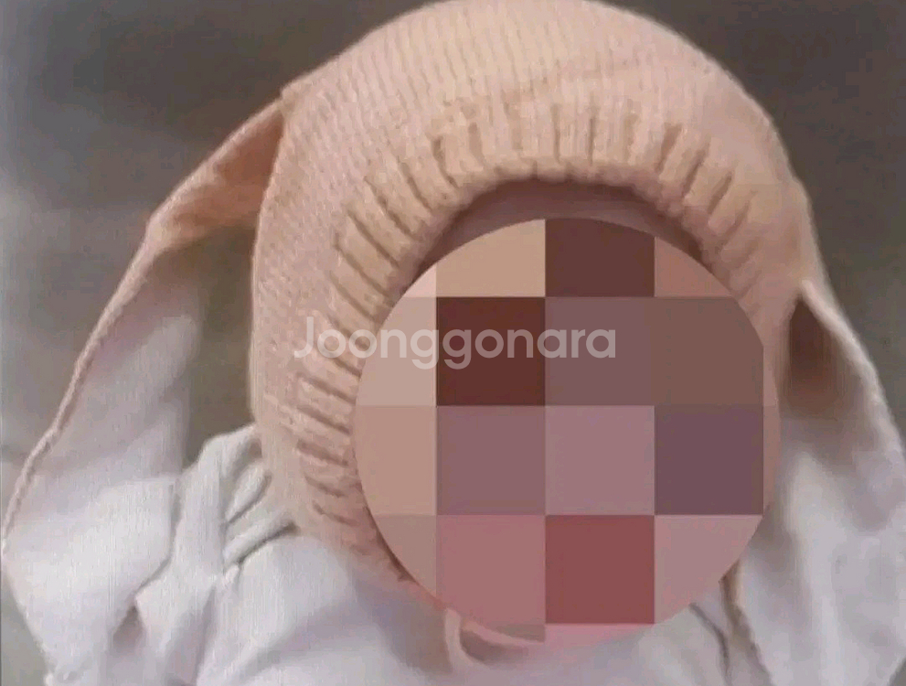 국산 유아 겨울모자--2