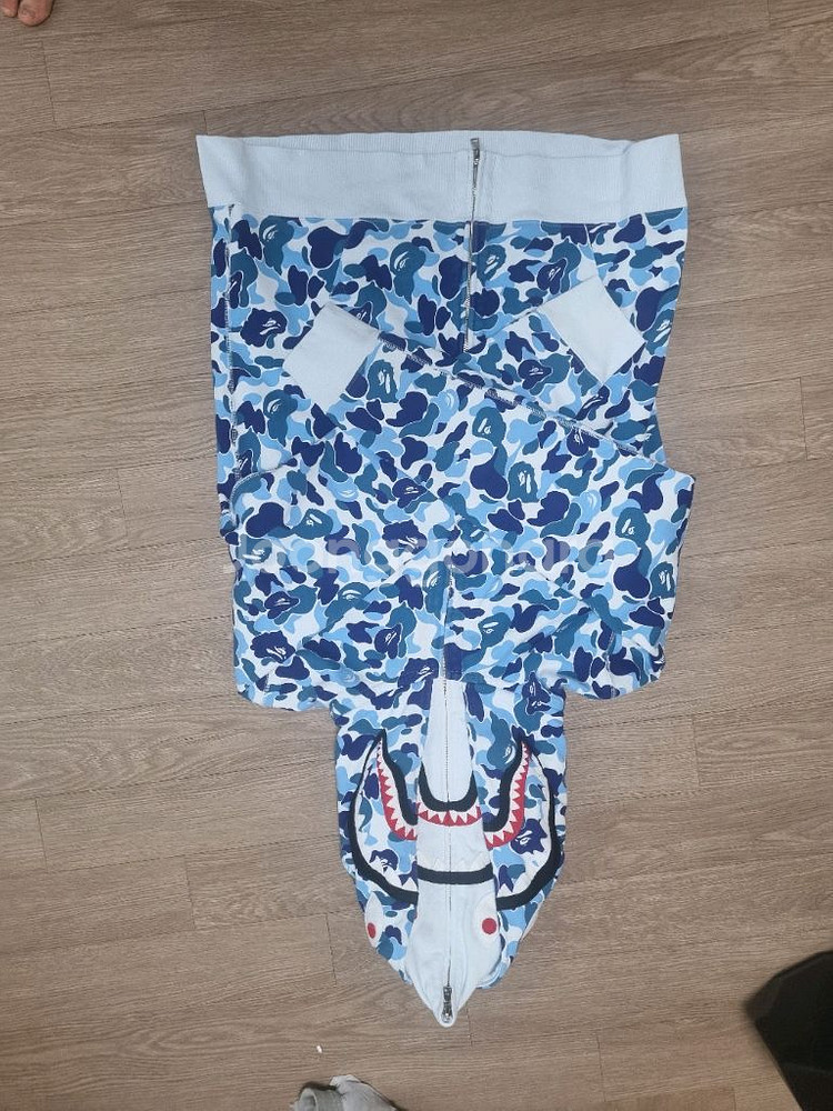 베이프 샤크더블후드 집업--3