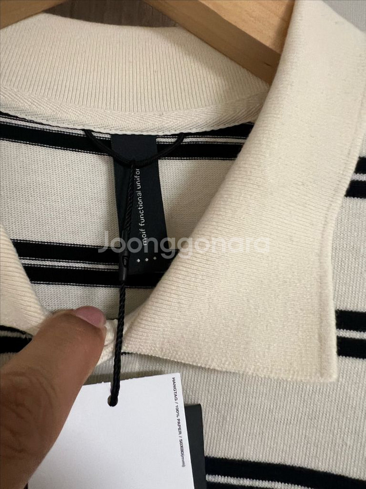 새상품,3사이즈) 25ss 모이프 WIDE POLO--2