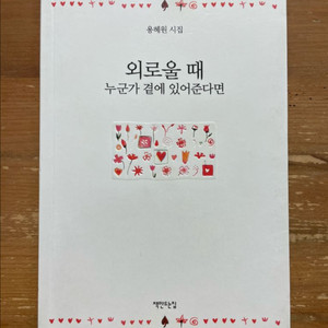 외로울 때 누군가 곁에 있어준다면 : 용혜원 시집