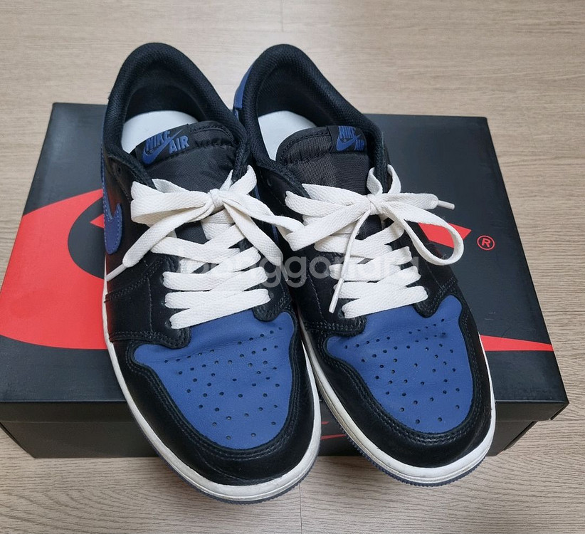 조던1로우 OG 미스틱네이비 상태좋은 중고 265사이즈--0